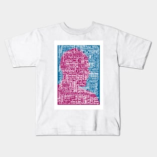 aston villa football club History in words Kids T-Shirt